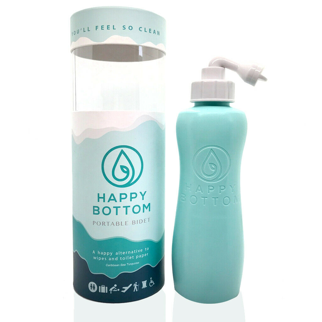 355578 Happy Bottom Portable Bidet Peri Bottle, Turquoise