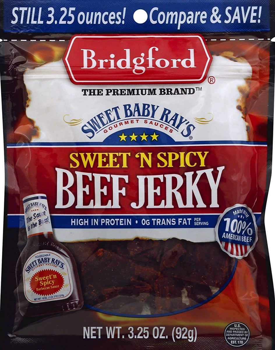 Picture of Sweet Baby Rays 528737 3.25 oz Sweet N Spicy Beef Jerky