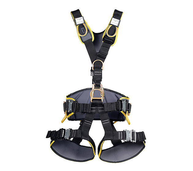 Expert 3D Steel Speed Harness, Black & Yellow - Small
