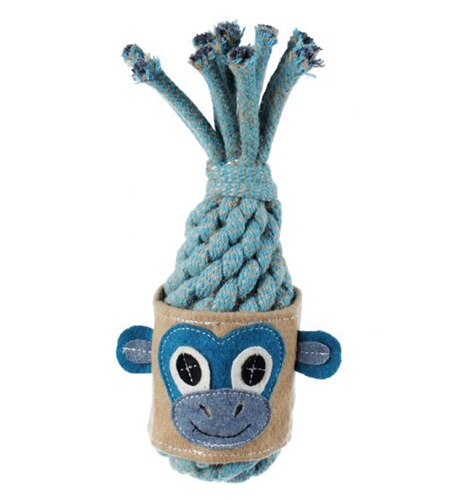 Picture of Aussie Naturals 780628 10 in. Sherpa Monkey Dog Toy
