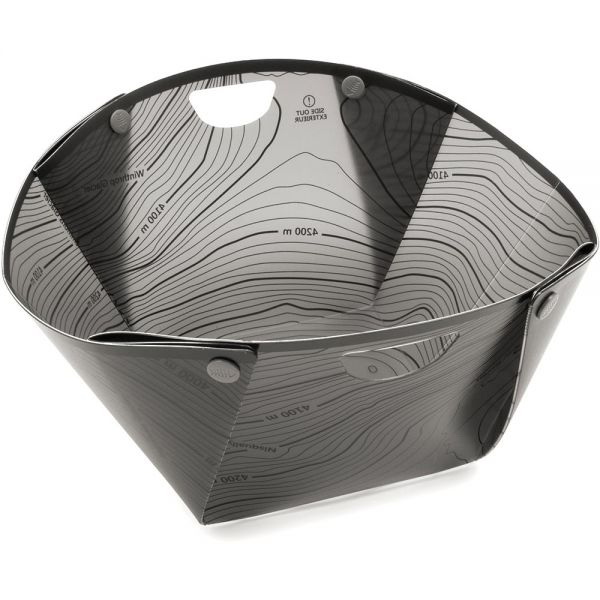 516120 Solo Pack Folding Camping Dish, Grey