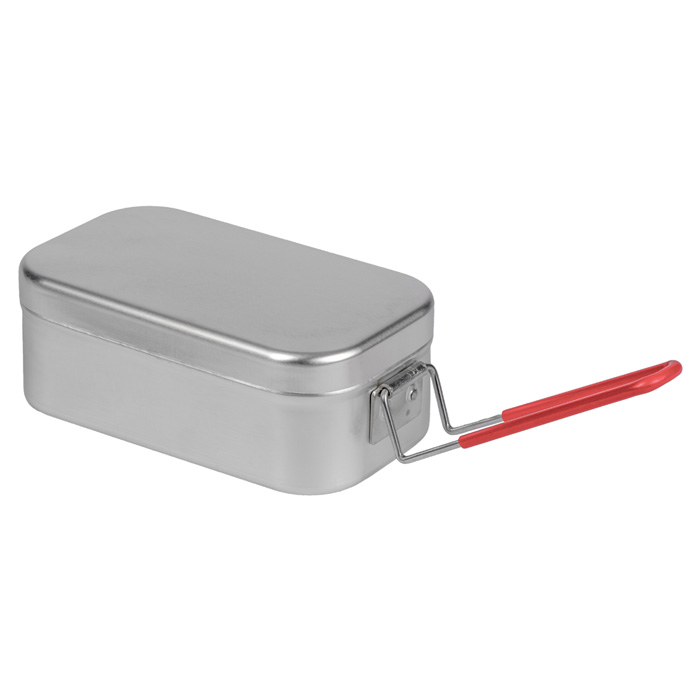 328082 5.6 oz Mess Tin, Red Handle - Small