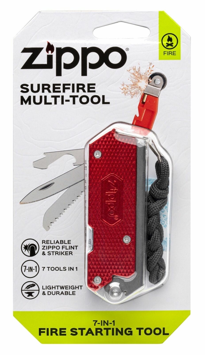 Picture of Zippo 791577 7-in-1 Sure Fire Multi-Tool