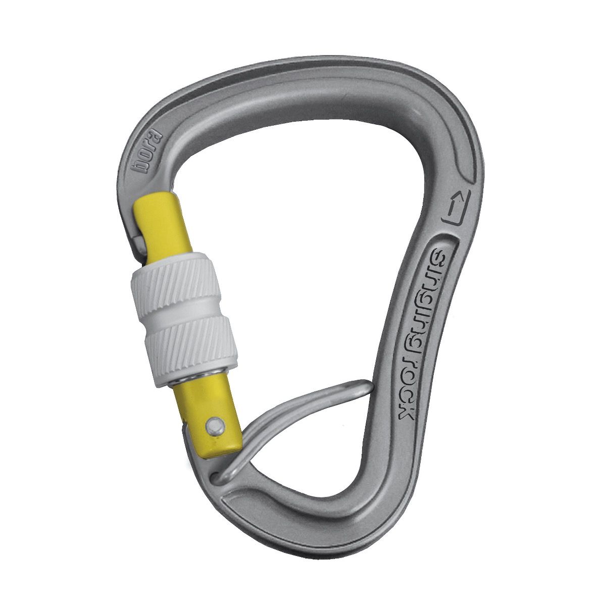449010 Bora Gp HMS Screw Gate Belay Anodized Carabiner