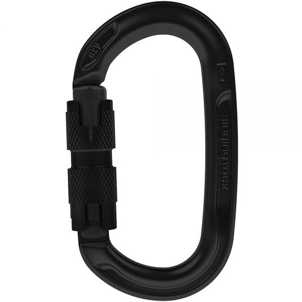 422168 Oxy Twist Lock Carabiner, Black