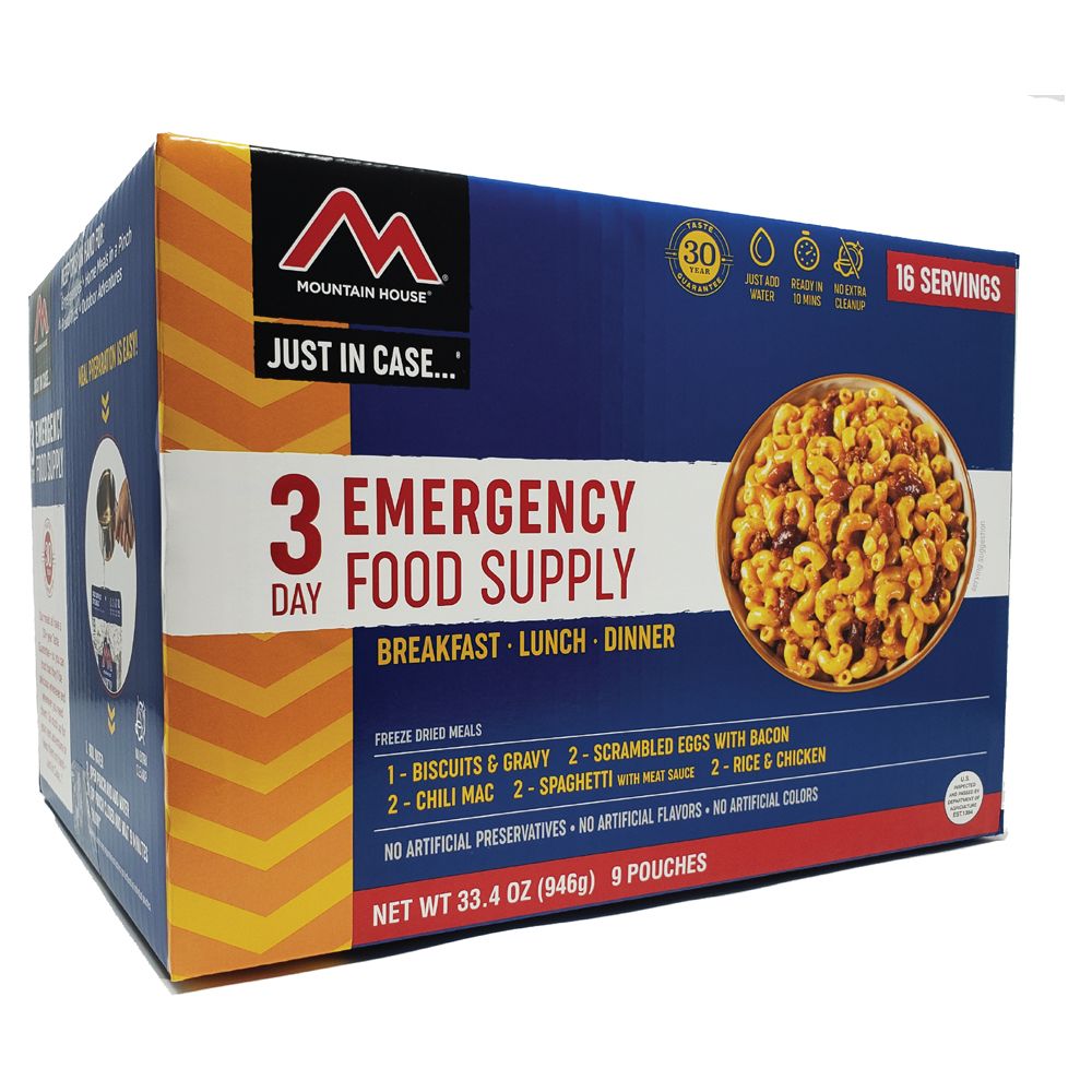 Picture of Mountain House 290582 33.4 oz 3 Days Emergency Food Kit