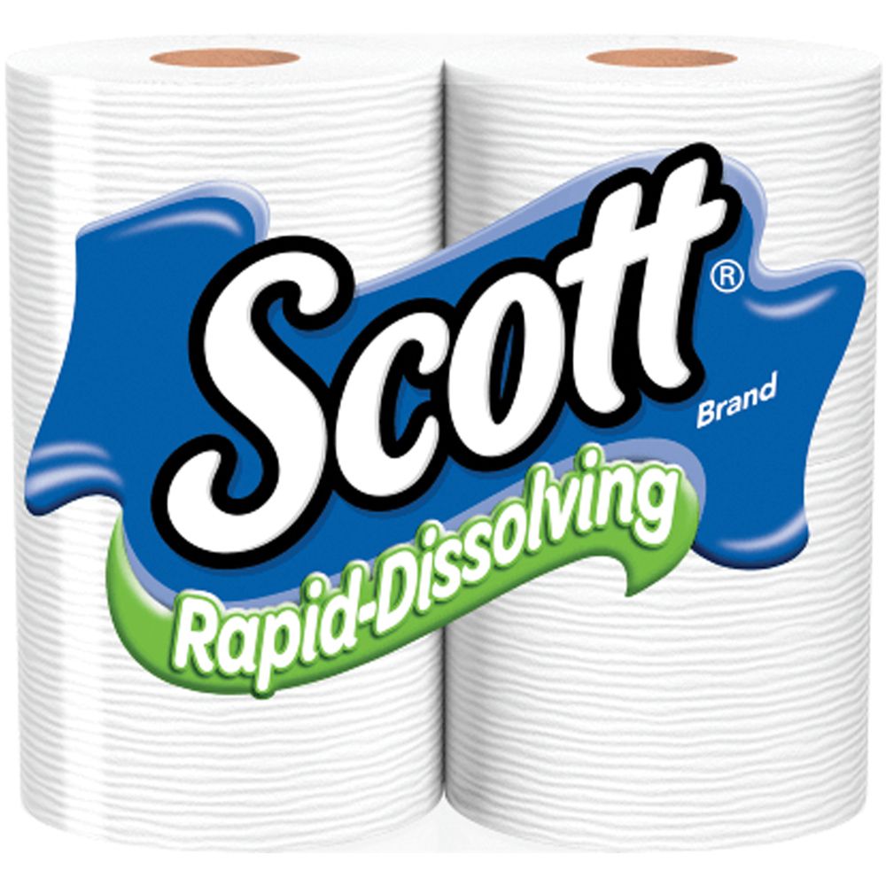 Rapid Dissolve Toilet Paper - Pack of 4