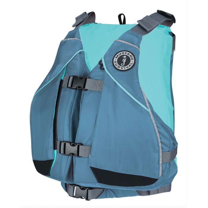 Picture of Mustang Survival 796051 Extra Large & 2XL Survival Moxie&#44; Slate & Aqua