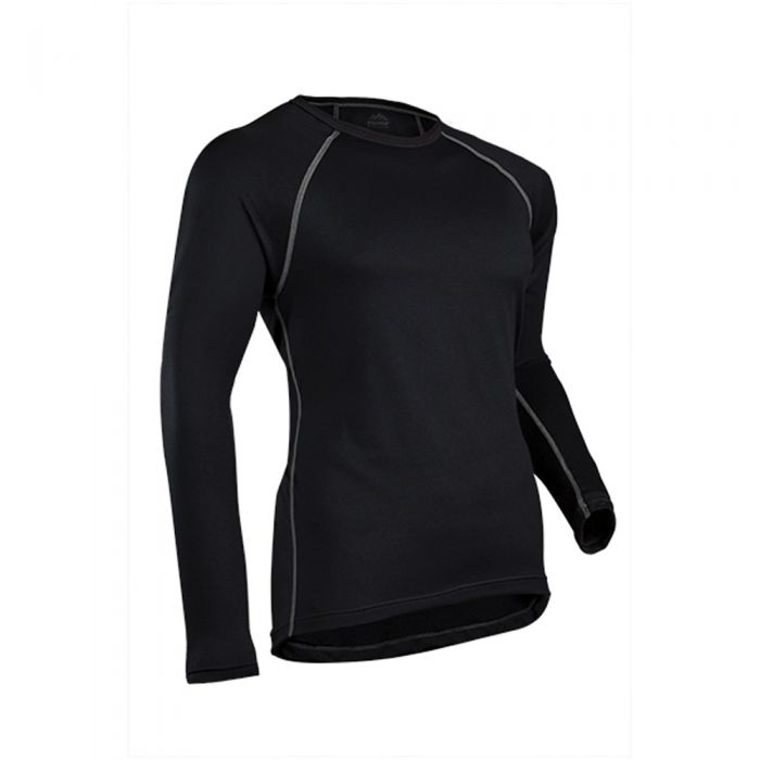 Mens Quest Crew T-Shirt, Small - Black