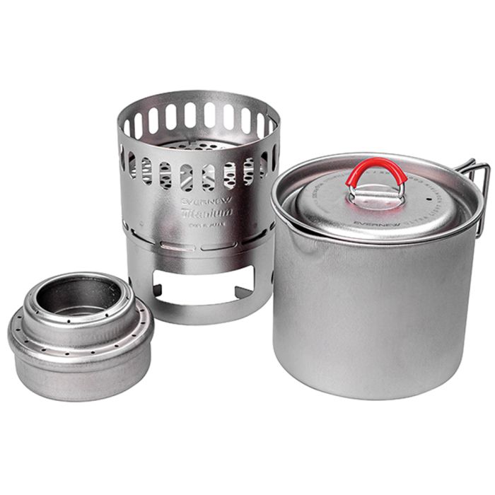 Picture of Evernew 696998 Titanium Mug Pot - 500 Stove Set