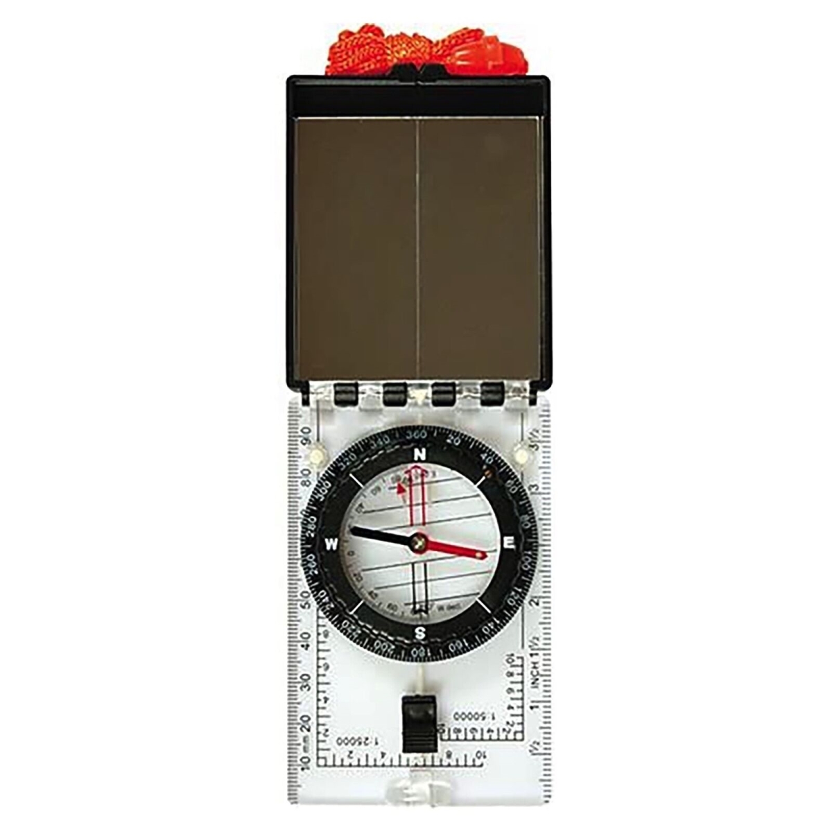 Picture of Ultimate Survival Technologies 327386 Folding Map Compass Liquid-Filled Rugged Camping
