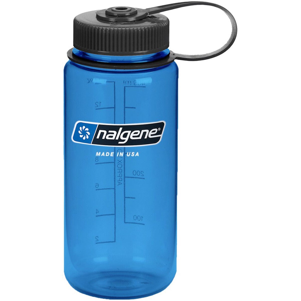 Picture of Nalgene 342699 16 oz Sustain Tritan Wide Mouth Water Bottle, Slate Blue & Black