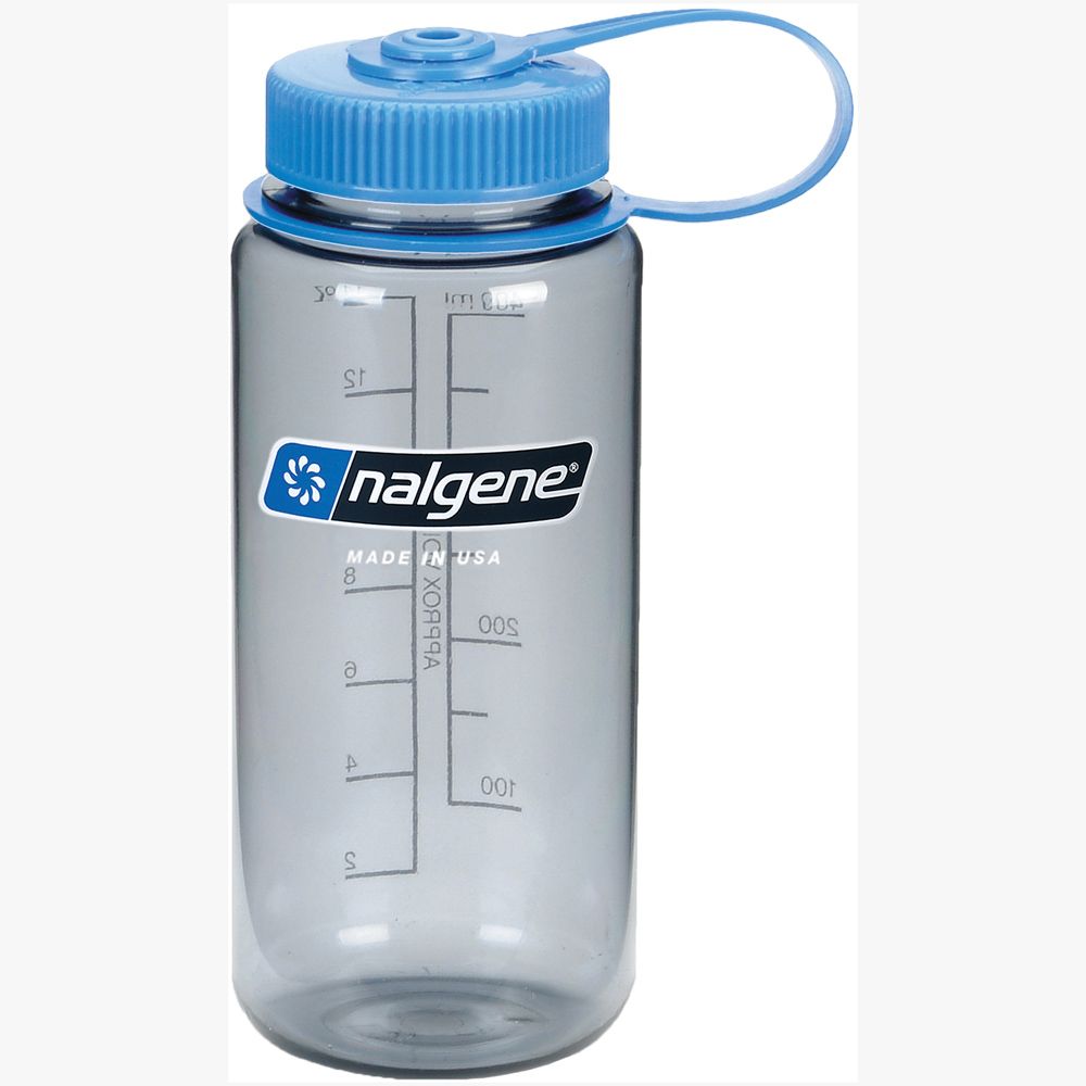 Picture of Nalgene 342703 16 oz Wide Mouth Sustain Bottle, Gray