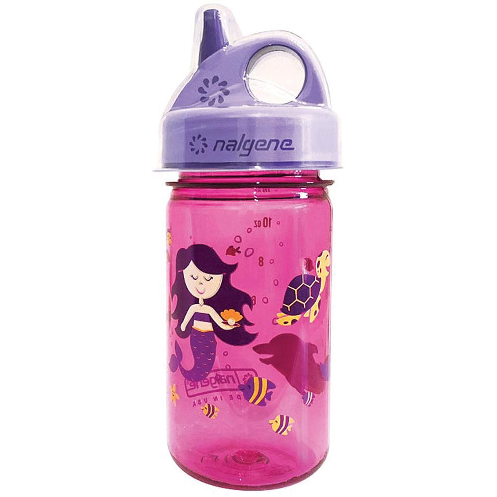 Picture of Nalgene 342738 Grip-n-Gulp Sustain Pink Mermaid Bottle