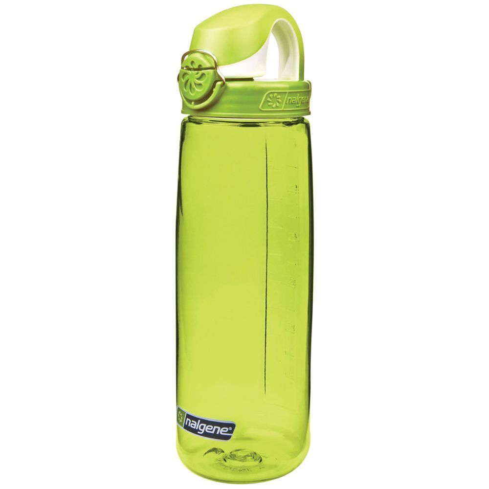Picture of Nalgene 342754 24 oz On-The-Fly Sustain Water Bottle with Iguana Cap, Spring Green