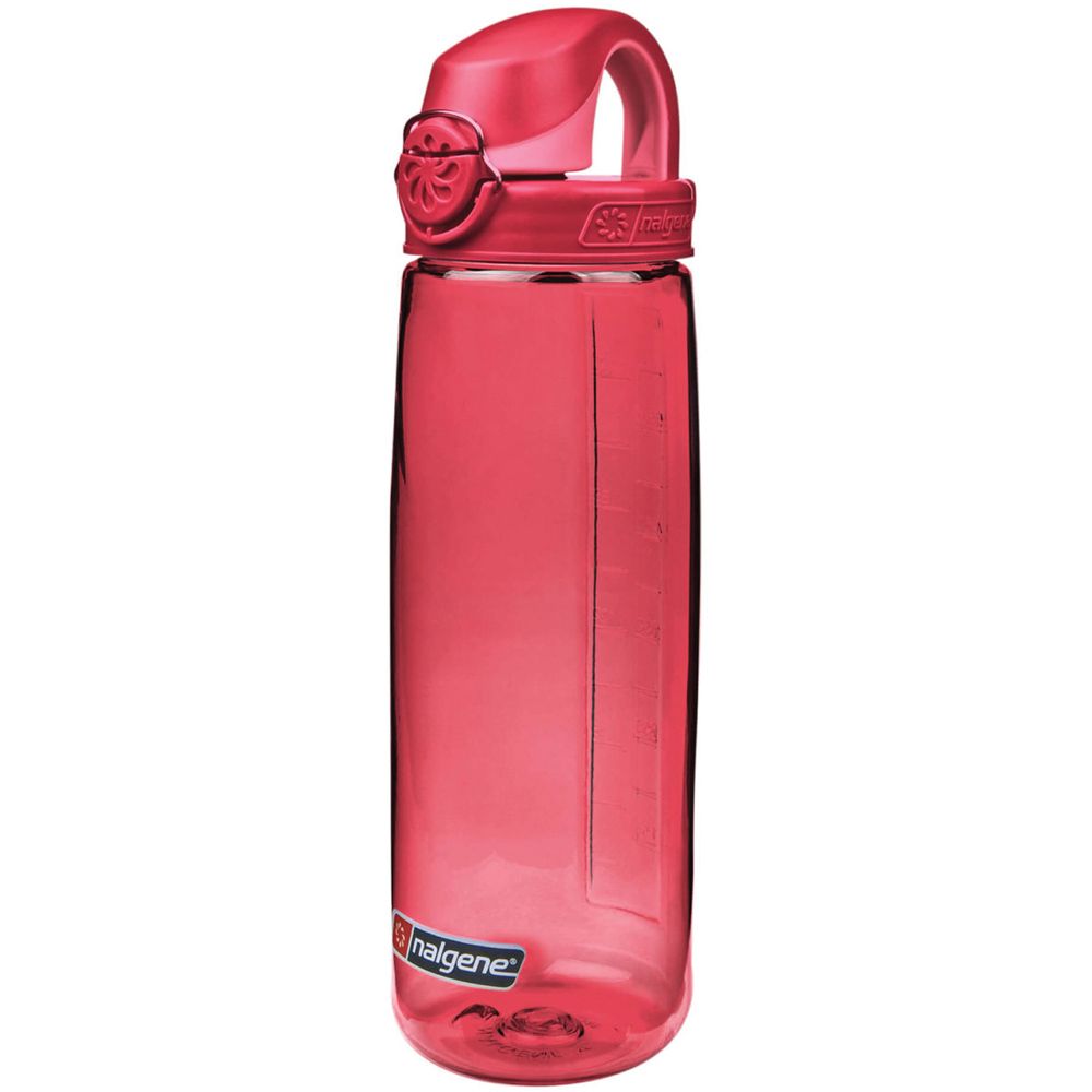 Picture of Nalgene 342755 24 oz On the Fly Sustain Water Bottle Petal with Beet Cap