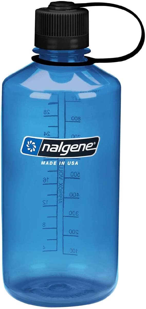 Picture of Nalgene 342687 1 qt. Narrow Mouth Sustain Water Bottle, Slate Blue