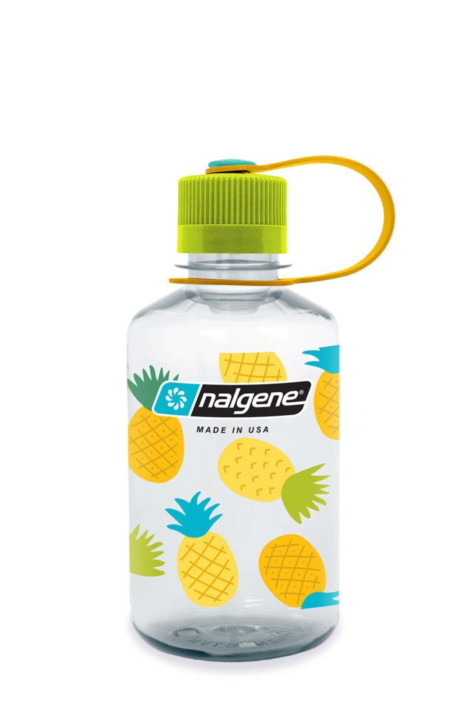 Picture of Nalgene 342785 16 oz Narrow Mouth Fruit Print Sustain Water Bottles - Pineapple