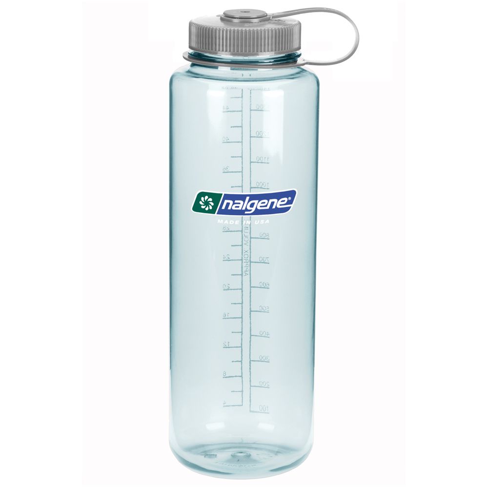 Picture of Nalgene 342767 48 oz Silo Sustain Wide Mouth Seafoam Water Bottle