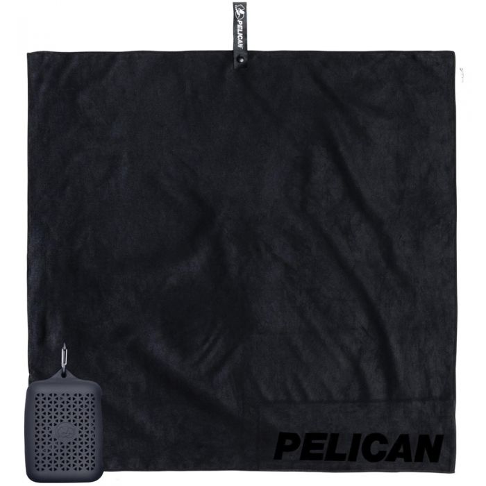Multi Use Towel with Case, Black