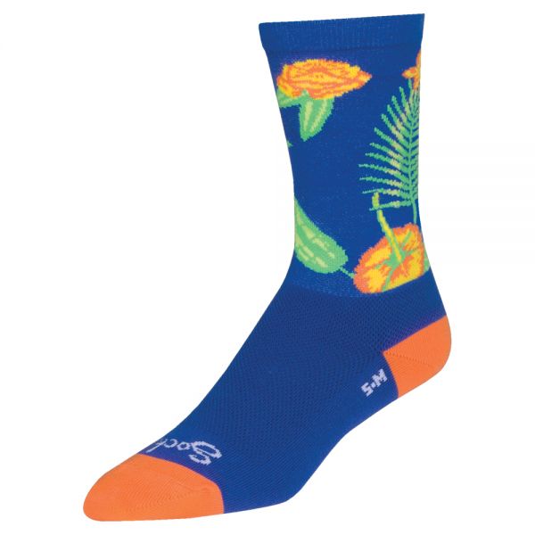 6.5 in. Paradise Crew Socks, Small to Medium