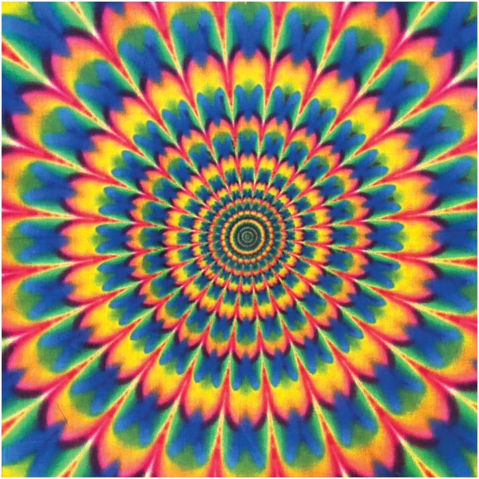 Picture of Carolina 518095 22 x 22 in. Tie Die Bandana&#44; Psychedelic