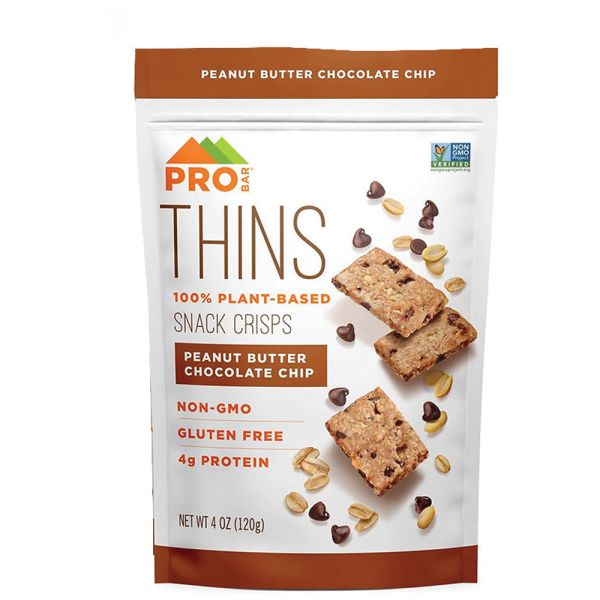 Picture of Probar 351053 4 oz Thins Peanut Butter Chocolate Chip