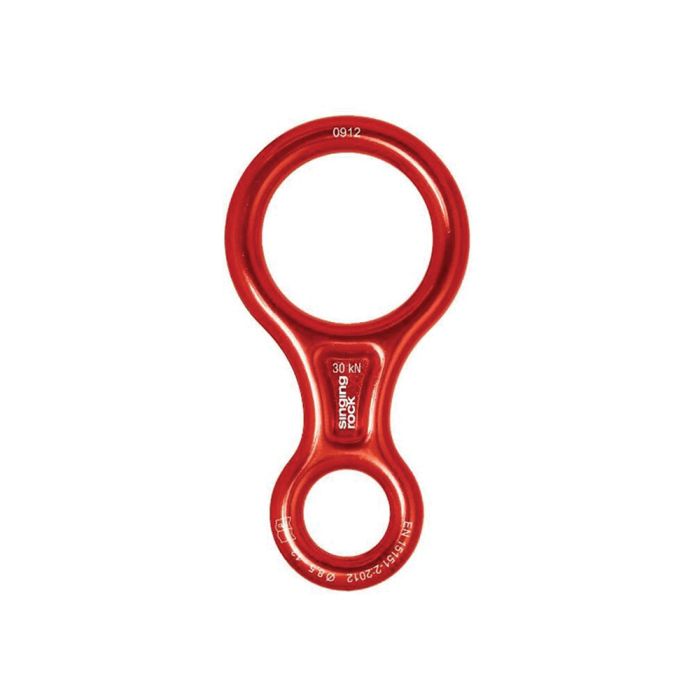 Figure 8 Anodized Large Belay & Rappel, Red