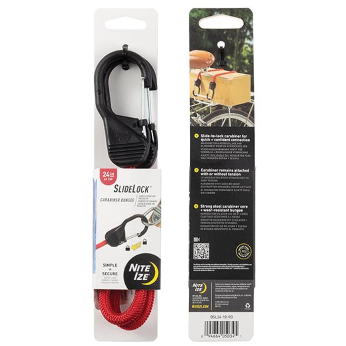 Nite Ize SlideLock Carabiner Bungee, 24" | by West Marine