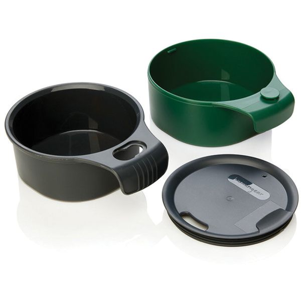 Picture of Human Gear 700176 16 oz Cupcup, Charcoal & Green