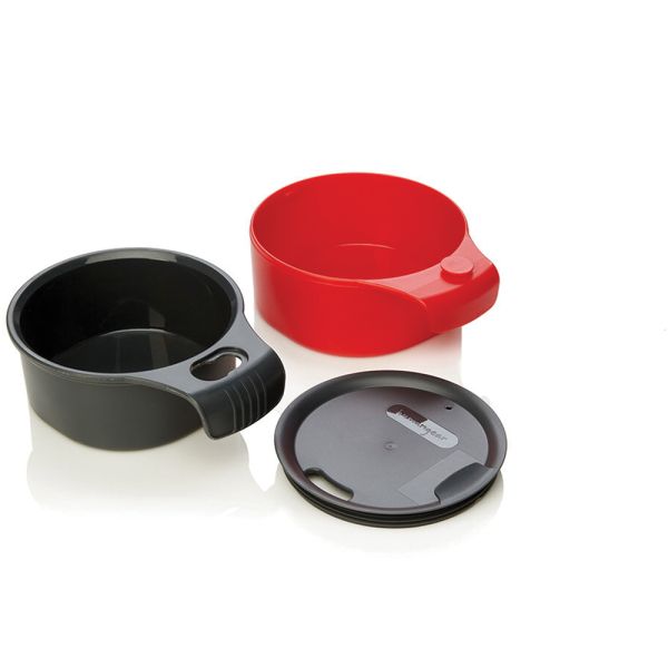 Picture of Human Gear 700178 16 oz Cupcup, Charcoal & Red