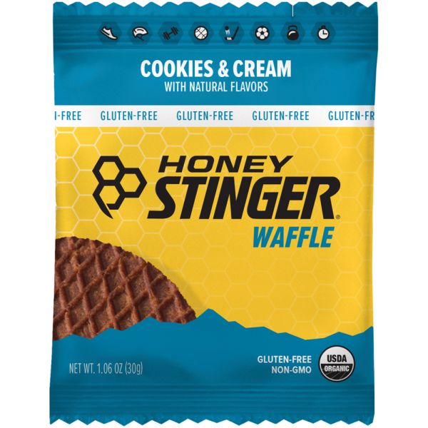 Picture of Honey Stinger 609561 1.06 oz Gluten Free Cookies & Cream Waffle