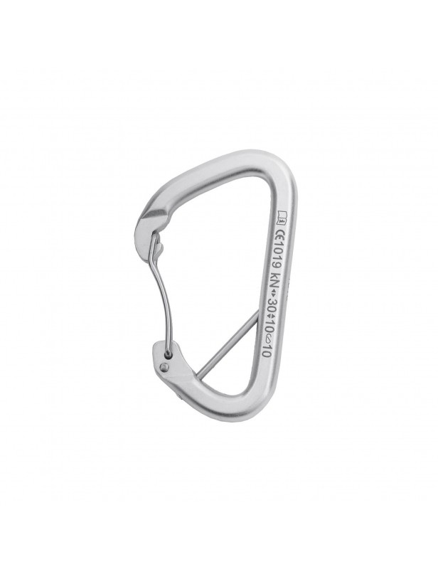 497857 Artwall Steel D Carabiner, Silver