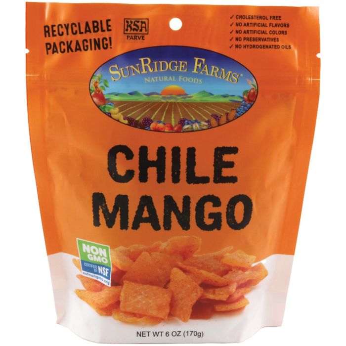 Picture of Sunridge Farms 533054 6 oz Sweetened Spiced Chile Mango Candy
