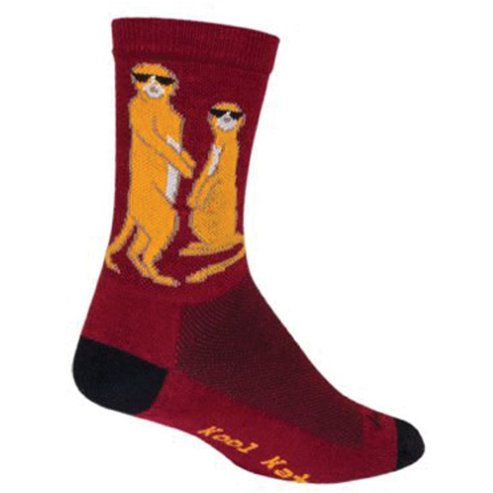 667288 6 in. Kool Kats Crew Sock - Small & Medium