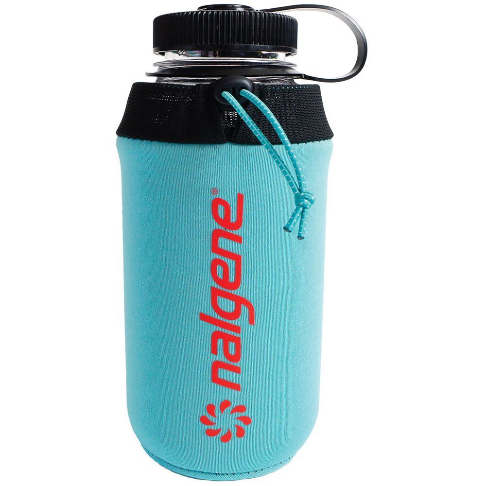 Picture of Nalgene 342827 32 oz Wide-Mouth Sleeve Bottle, Capri Teal