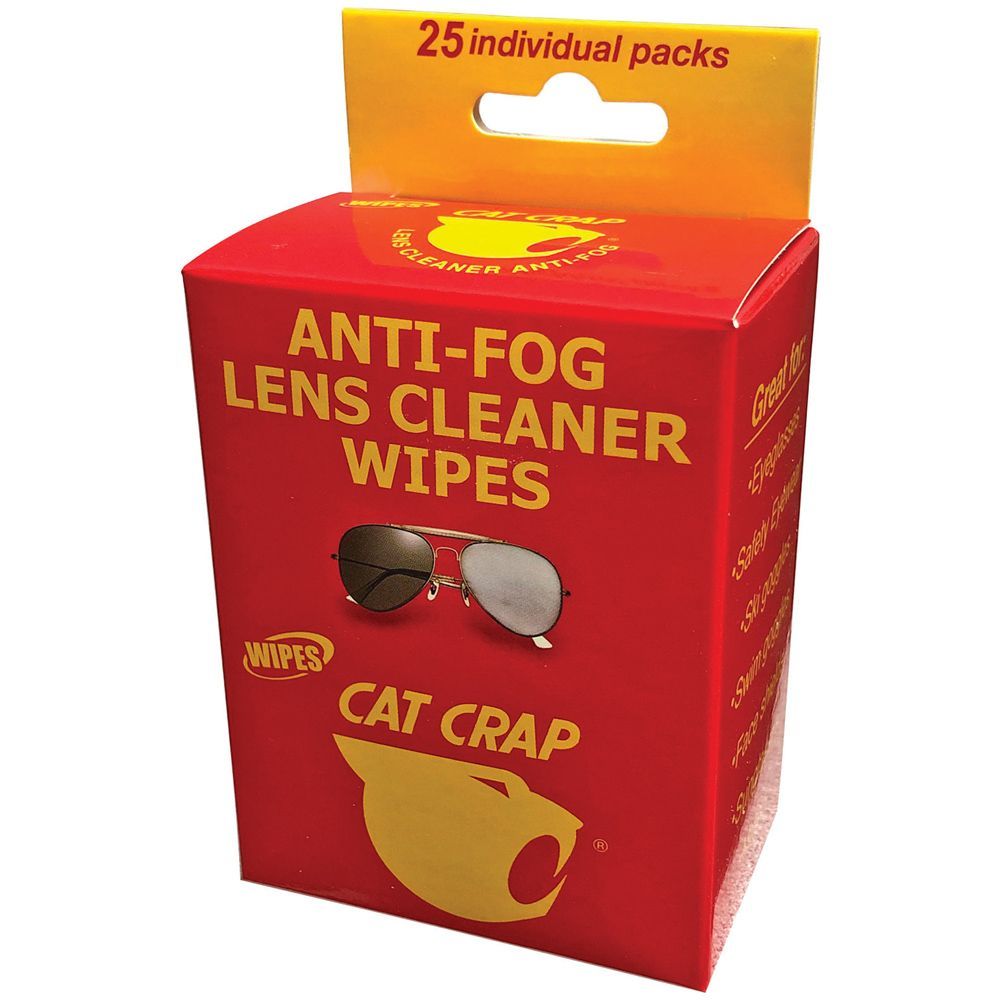 Cat Crap Anti-Fog Wipes - 25 Count