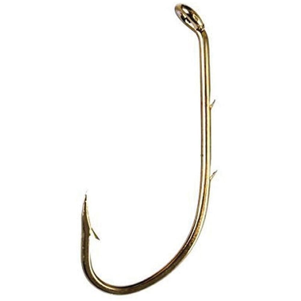 Picture of Eagle Claw 530593 Baitholder Down Eye Offset Fishing Hook - Size 12