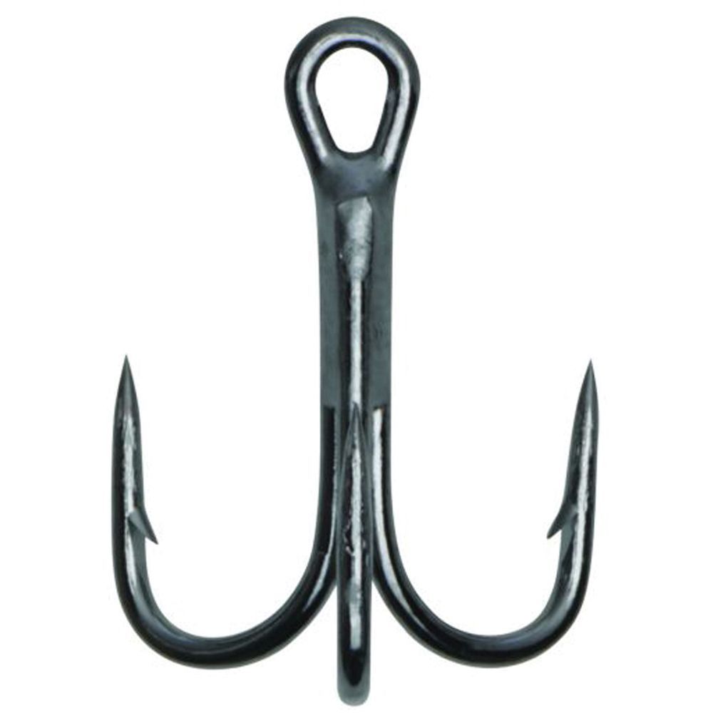 Picture of Eagle Claw 530594 2X Treble Reg Shank Curved Fishing Hook - Size 10