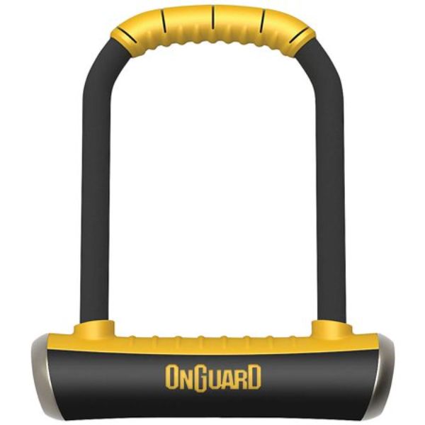496073 4.37 x 7.96 in. Brute STD U-Lock, Black & Yellow
