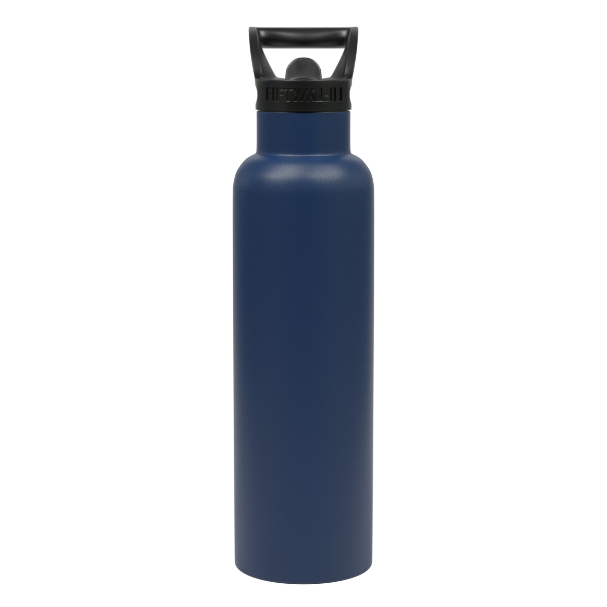Picture of Fifty-Fifty 592234 21 oz Vacuum Insulation Water Bottle with Straw Cap, Navy