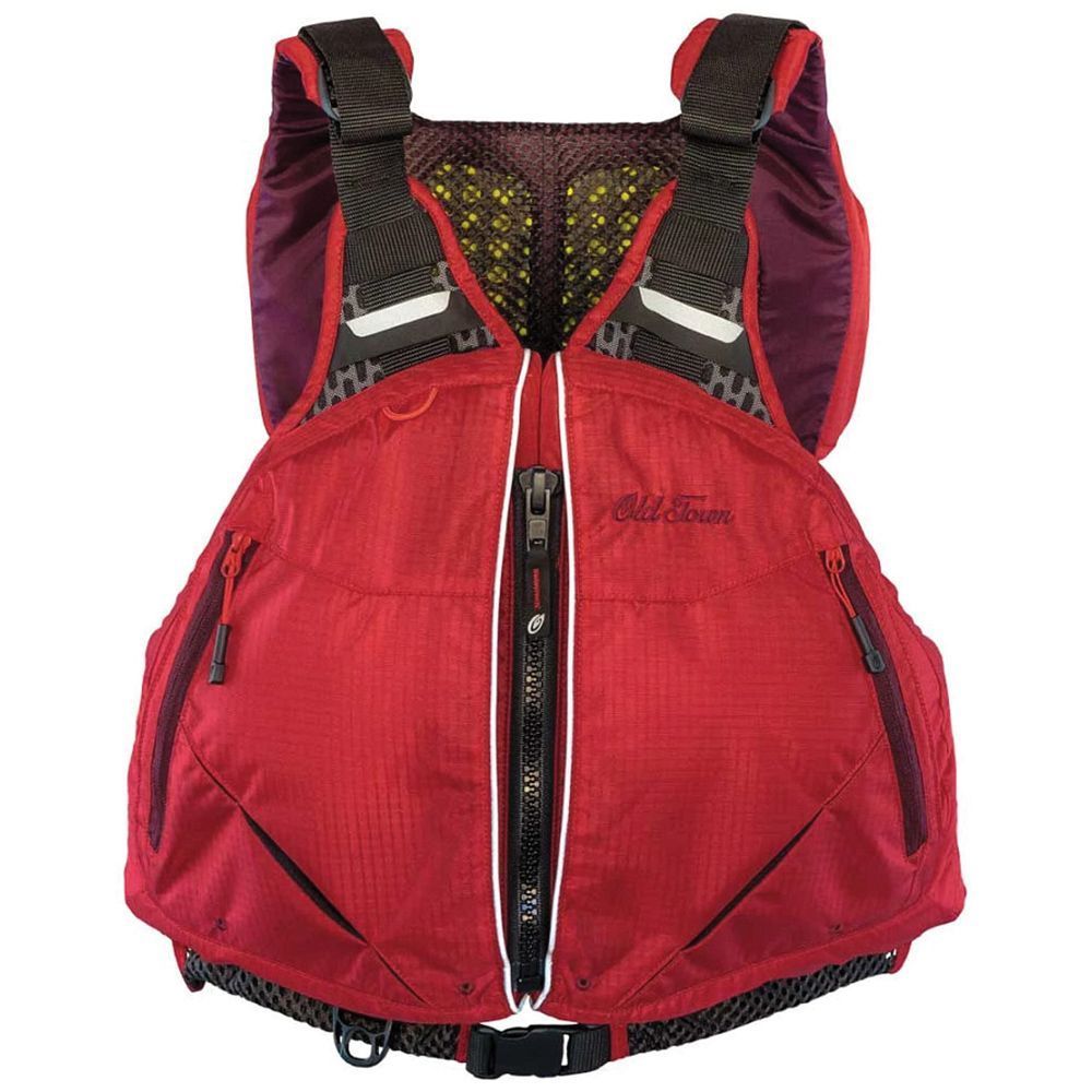 778658 Solitude II Mens Life Jacket, Red - Large & Extra Large