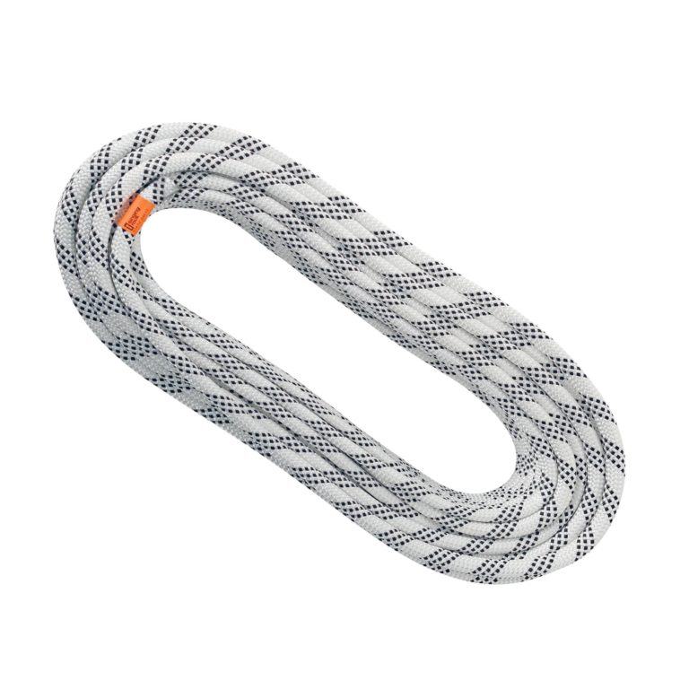 450500 150 ft. Static R44 NFPA Static Rope, White & Black - 13 mm