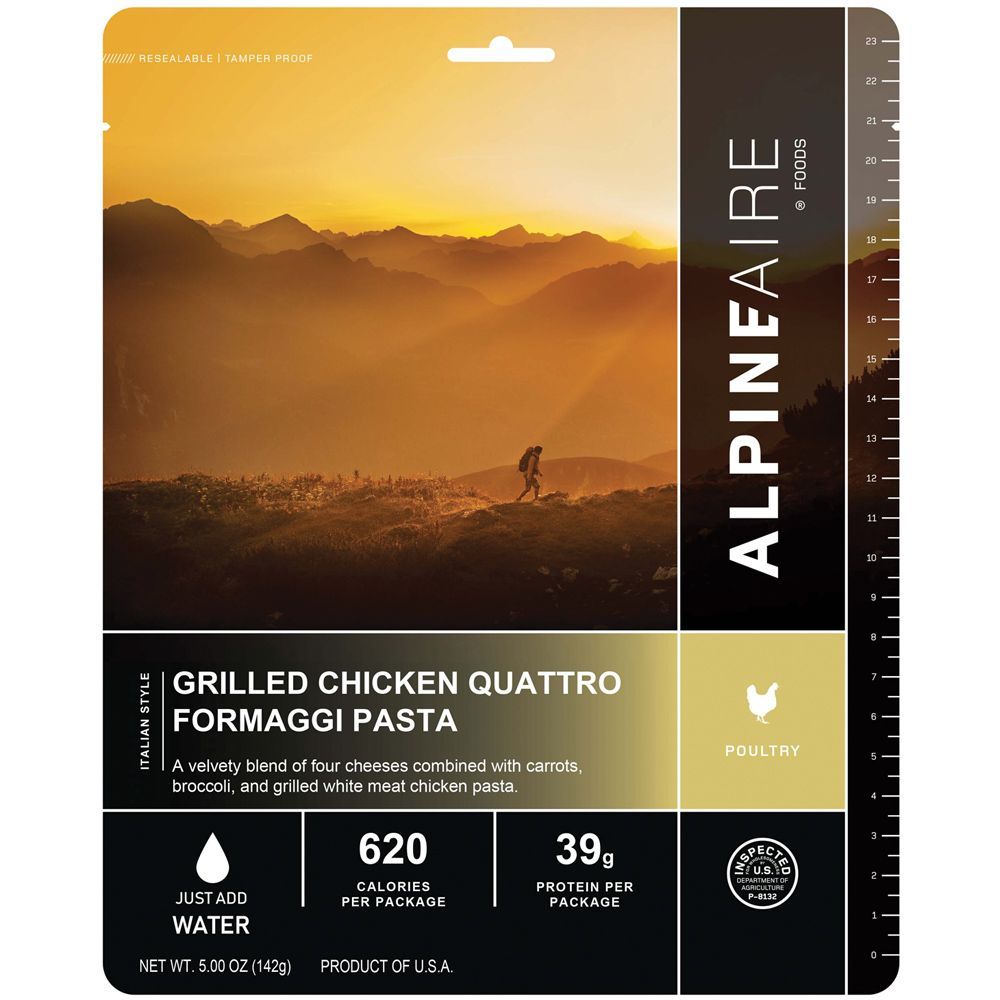 Picture of Alpine Aire 286192 Grilled Chicken Formaggi Pasta Freeze-Dried Food