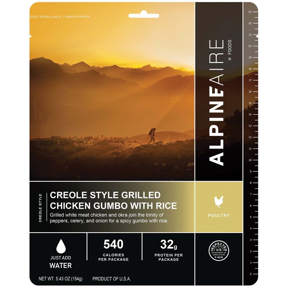 Picture of Alpine Aire 286191 Creole Grilled Chicken Gumbo Freeze-Dried Food