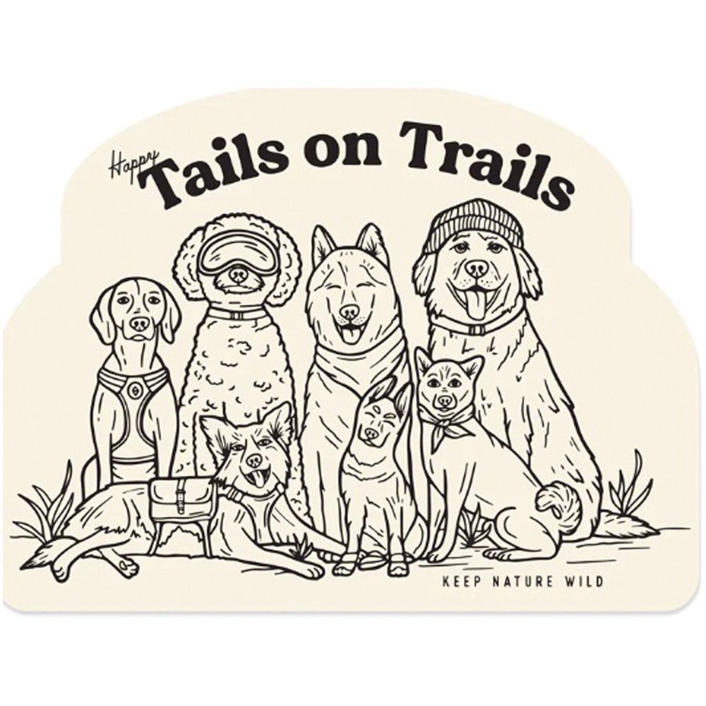 666718 Happy Tails Sticker