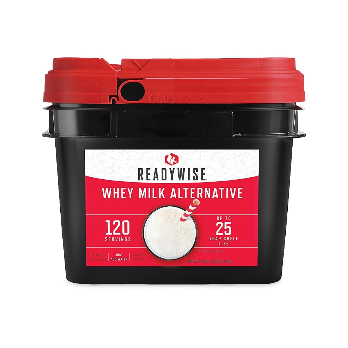 Picture of Readywise 695024 720 Serving Emergency Survival Whey Milk Camping Food Buckets