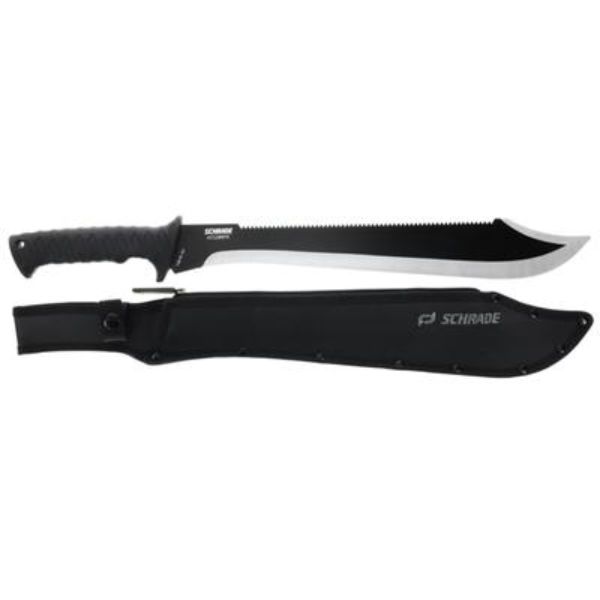 378134 14.5 in. Knife Decimate Sawback, Black
