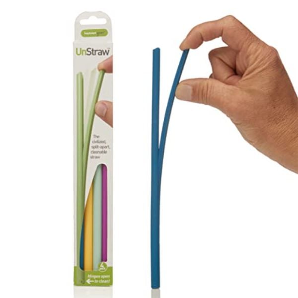 Picture of Humangear 772164 Washable Unstraw, Multi Color - Pack of 4