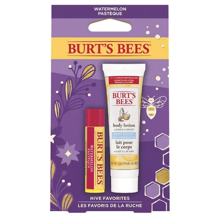 Burt's Bees Lip Balm and Body Lotion Gift Set, Hive Favorites - 1 | CVS -  667438